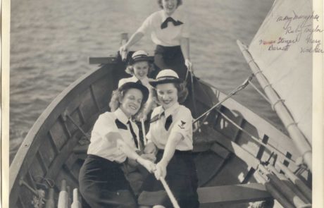 women sailors on a boat